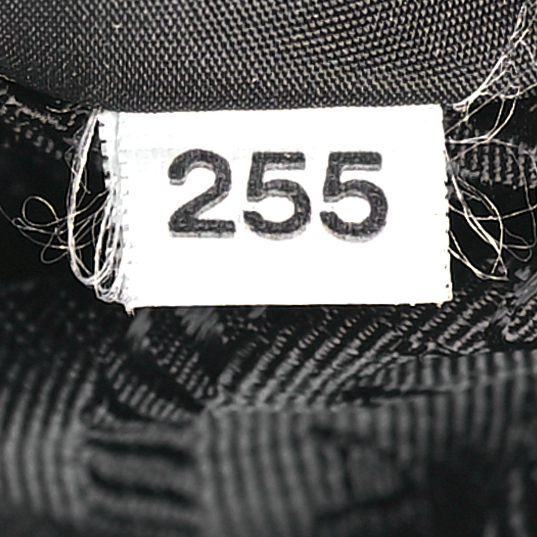 Tessuto Nylon Saffiano Mini Re-Edition 2005 Bag Black