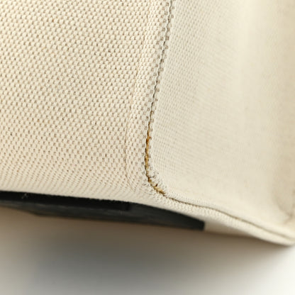 Givenchy Canvas Medium Tote Beige Black 12 of 13