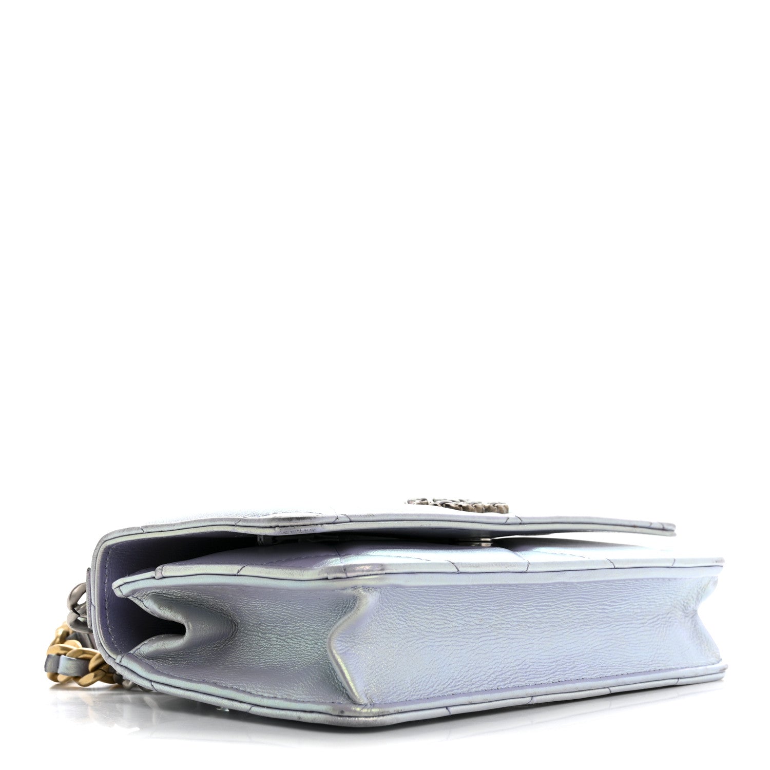 Chanel Iridescent Calfskin Quilted Chanel 19 Wallet On Chain WOC