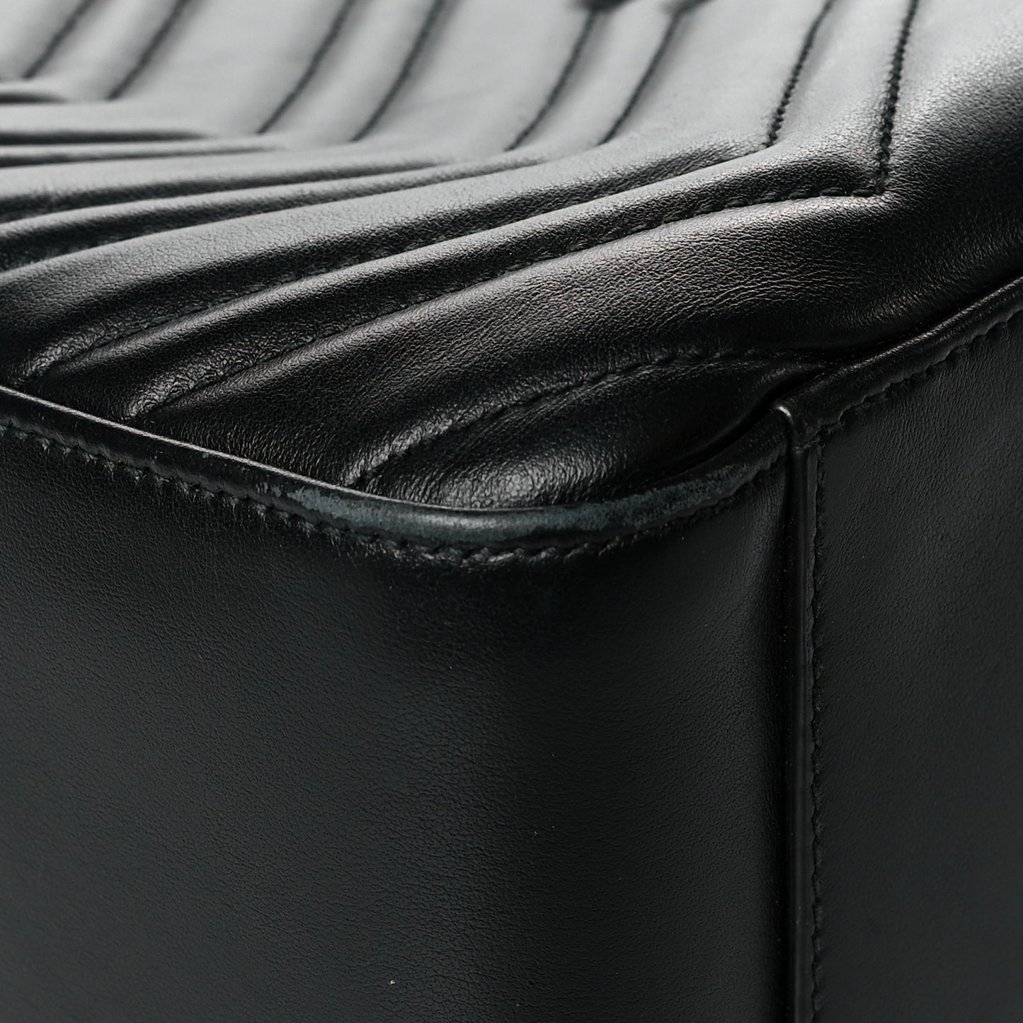 Calfskin Matelasse GG Marmont Dome Backpack Black