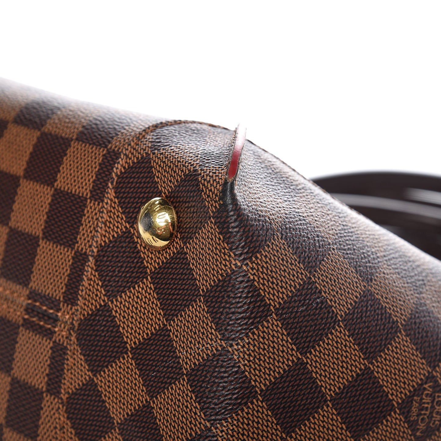 Damier Ebene Caissa Tote PM Cherry