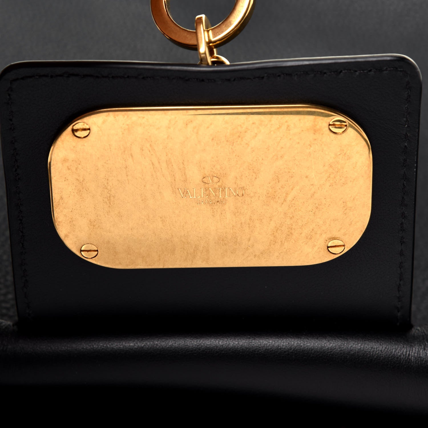 Valentino Garavani Grainy Calfskin Escape Hobo Bag Black 7 of 10