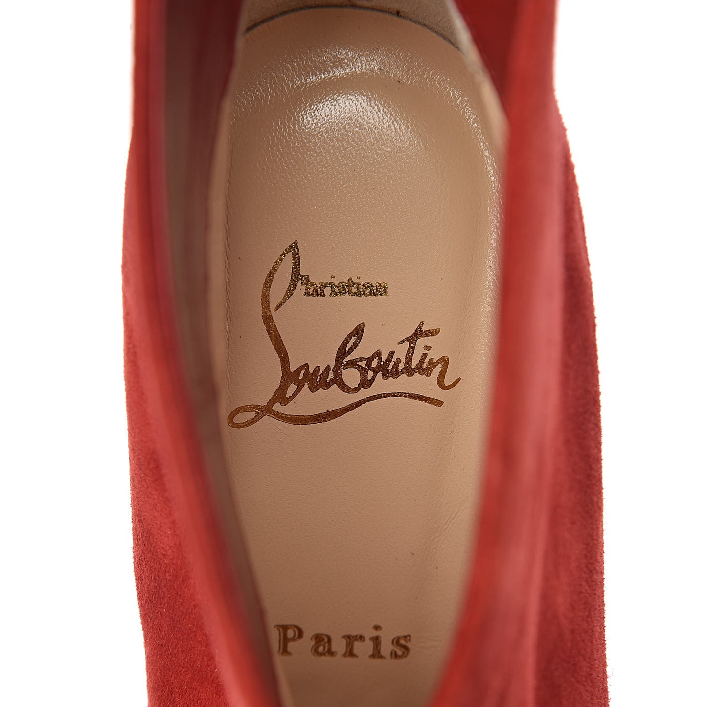 Veau Velours Ankle Boots 35.5 Carmin