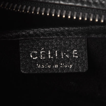 Celine Drummed Calfskin Nano Luggage Black 6 of 6