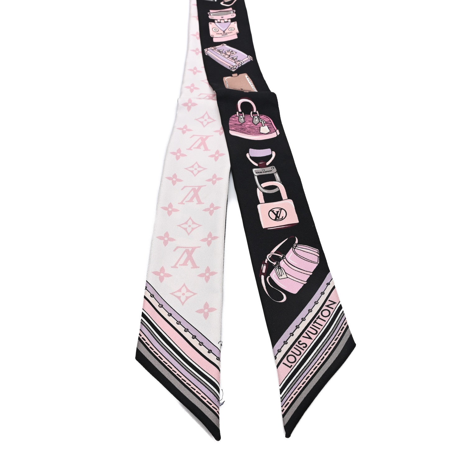 Louis Vuitton Silk Monogram Essentials LV BB Bandeau Light Pink 2 of 3