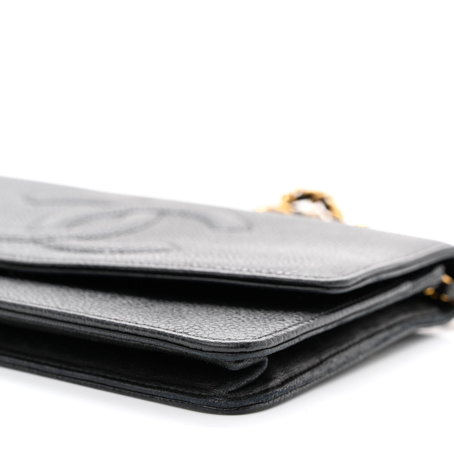 Chanel Caviar Timeless CC Wallet on Chain WOC Black 11 of 15