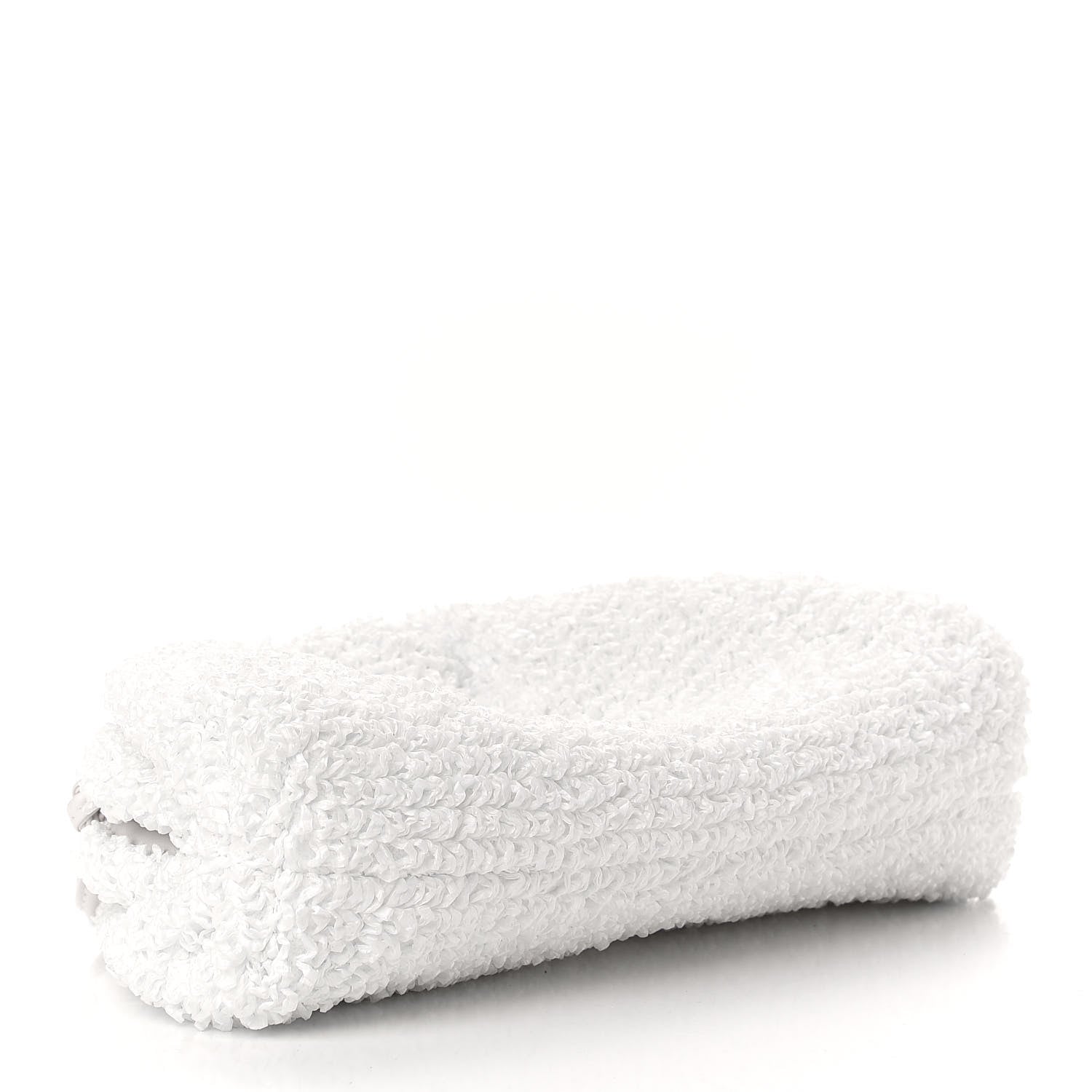 Bottega Veneta Boucle Curly Raffia The Mini Pouch White Chalk 3 of 7