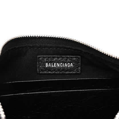 Balenciaga Agneau Arena Le Cagole Mini Purse With Chain Black 6 of 9