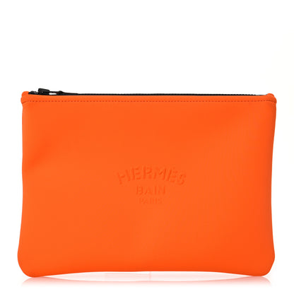 Hermes Neoprene Neobain Medium Case Orange 1 of 11