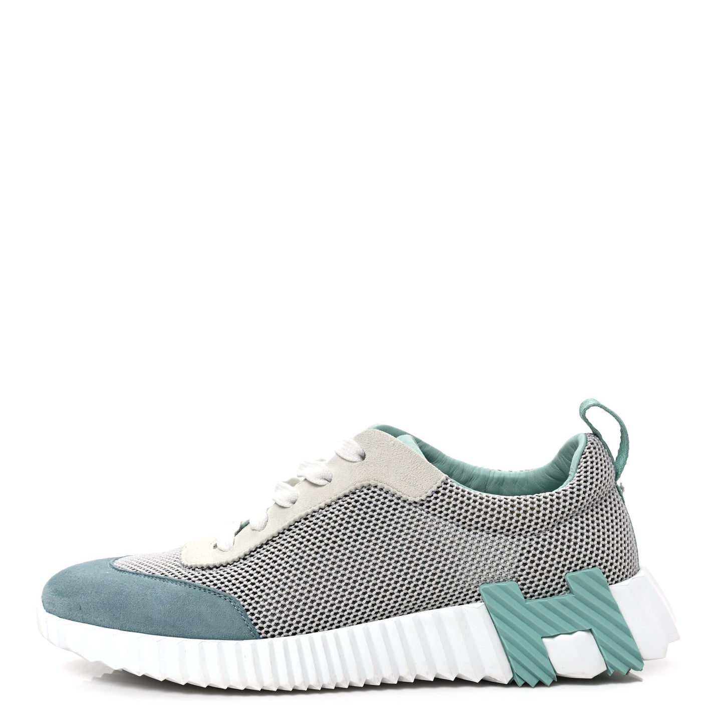 Air Mesh Suede Goatskin Bouncing Sneakers 39 Vert D'eau