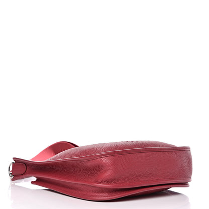 Hermes Taurillon Clemence Evelyne III PM Rubis 4 of 10