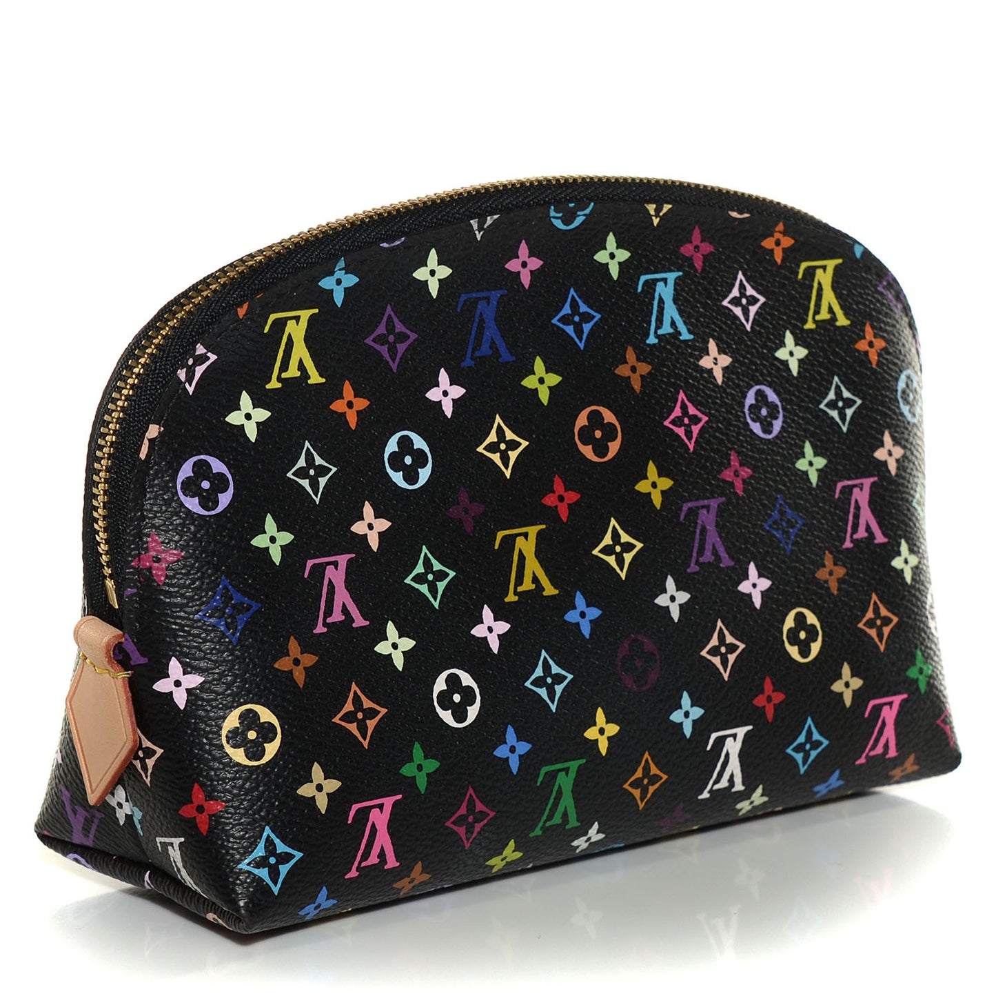 Monogram Multicolor Cosmetic Pouch Black Grenade
