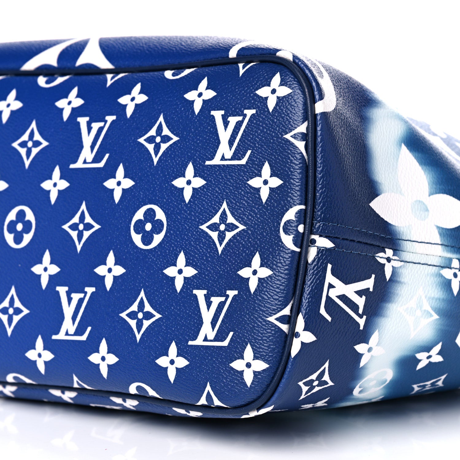 Louis Vuitton Monogram Escale Neverfull MM Blue 8 of 10
