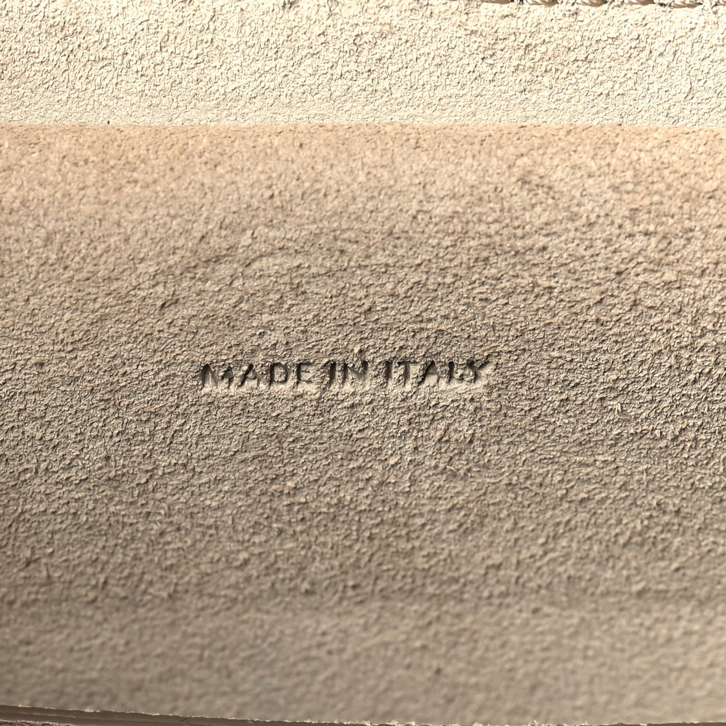 Grained Calfskin Micro Belt Bag Light Taupe