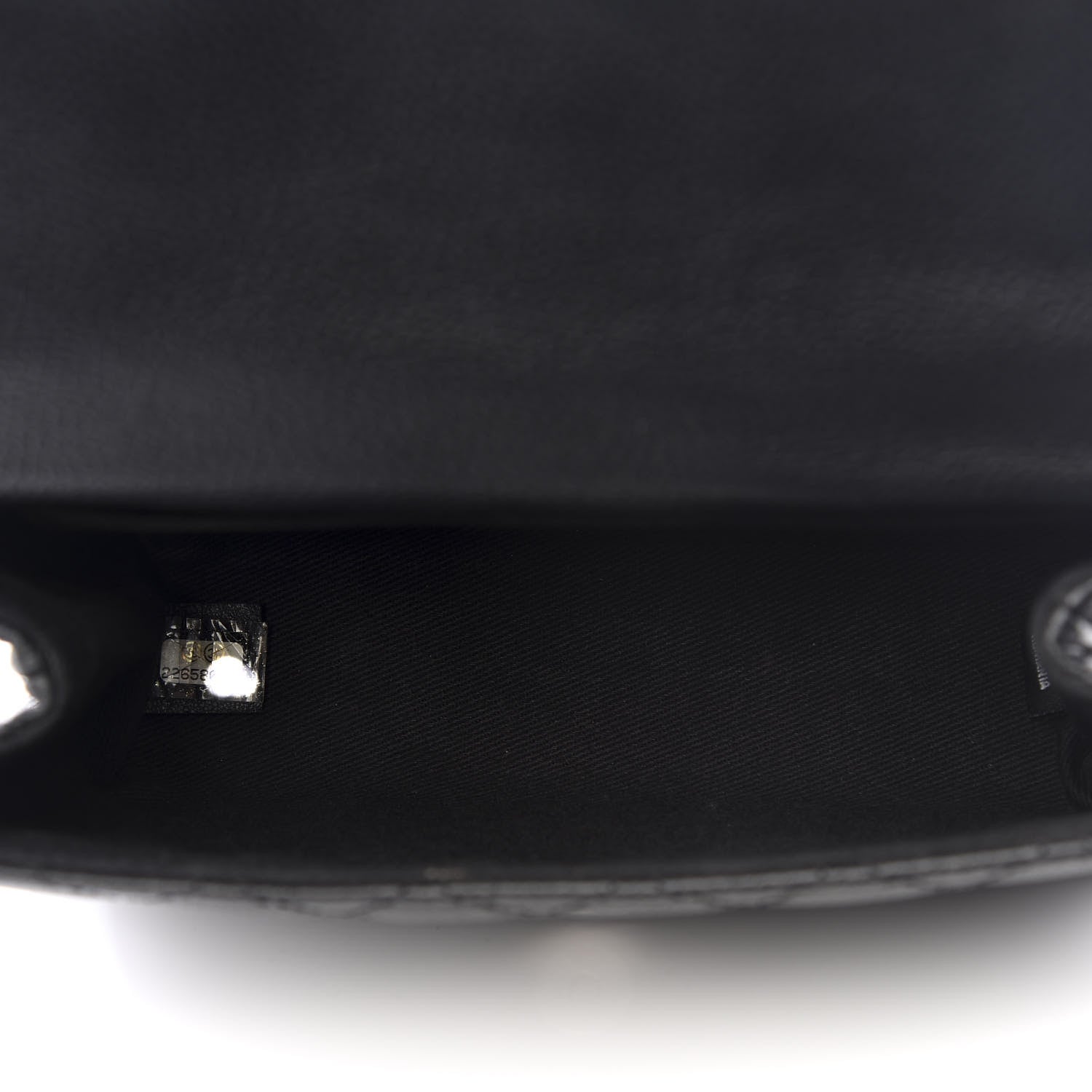 Chanel Grained Calfskin Quilted 2.55 Reissue Flap Belt Bag Clutch Black 4 of 8