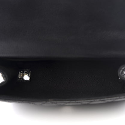 Chanel Grained Calfskin Quilted 2.55 Reissue Flap Belt Bag Clutch Black 4 of 8