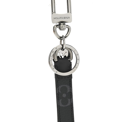 Louis Vuitton Monogram Eclipse Dragonne Bag Charm Key Holder 3 of 4