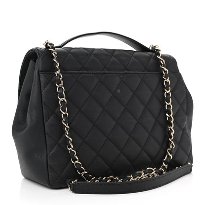 Chanel Caviar Quilted Large Business Affinity Flap Black 3 of 14