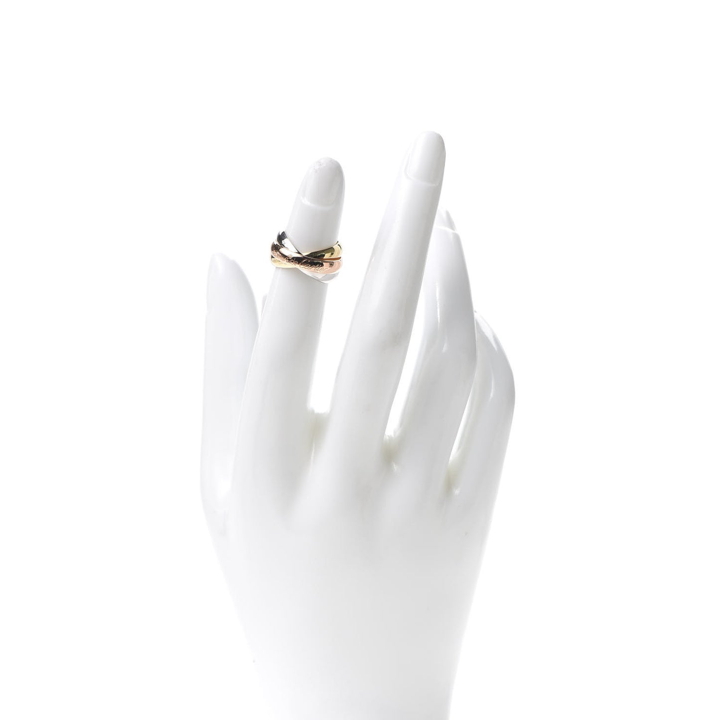 18K Pink Yellow White Gold Classic Les Must De Trinity Ring 47 4