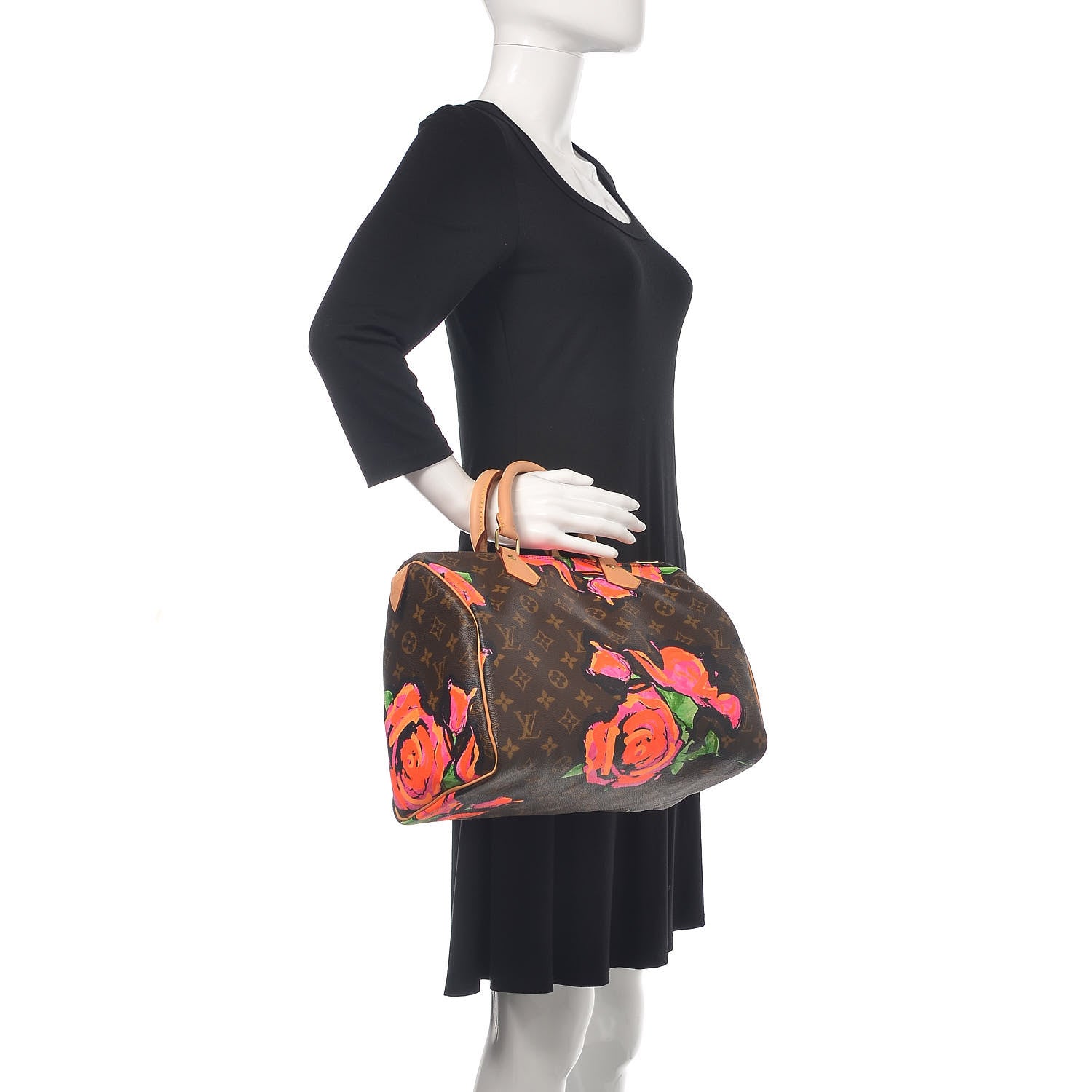 Louis Vuitton Monogram Roses Speedy 30 2 of 12