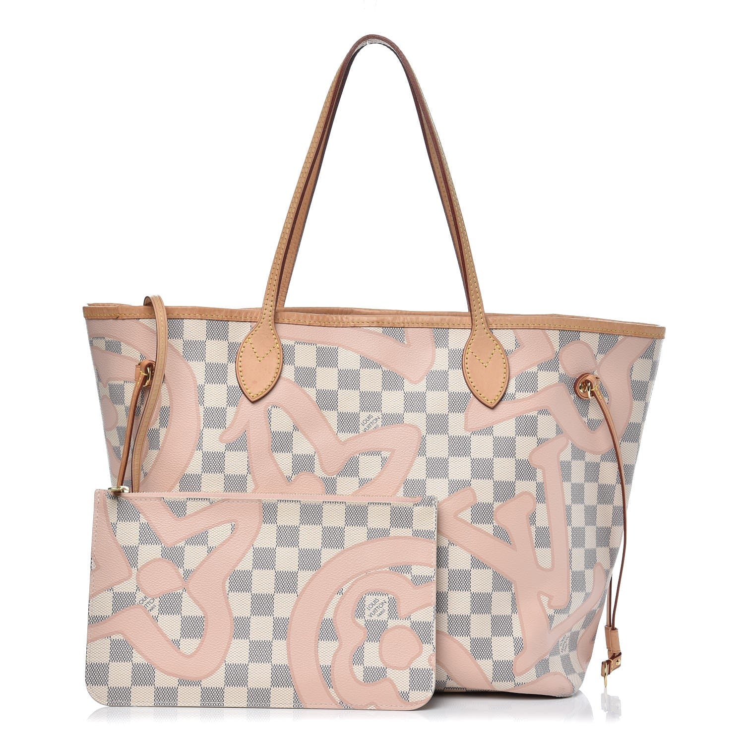 Louis Vuitton Damier Azur Tahitienne Neverfull MM 1 of 18