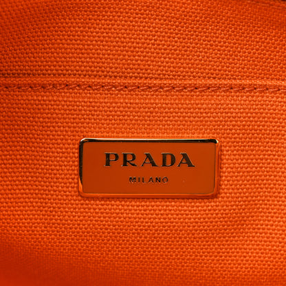 Prada Canapa Large Logo Tote Papaya 5 of 10