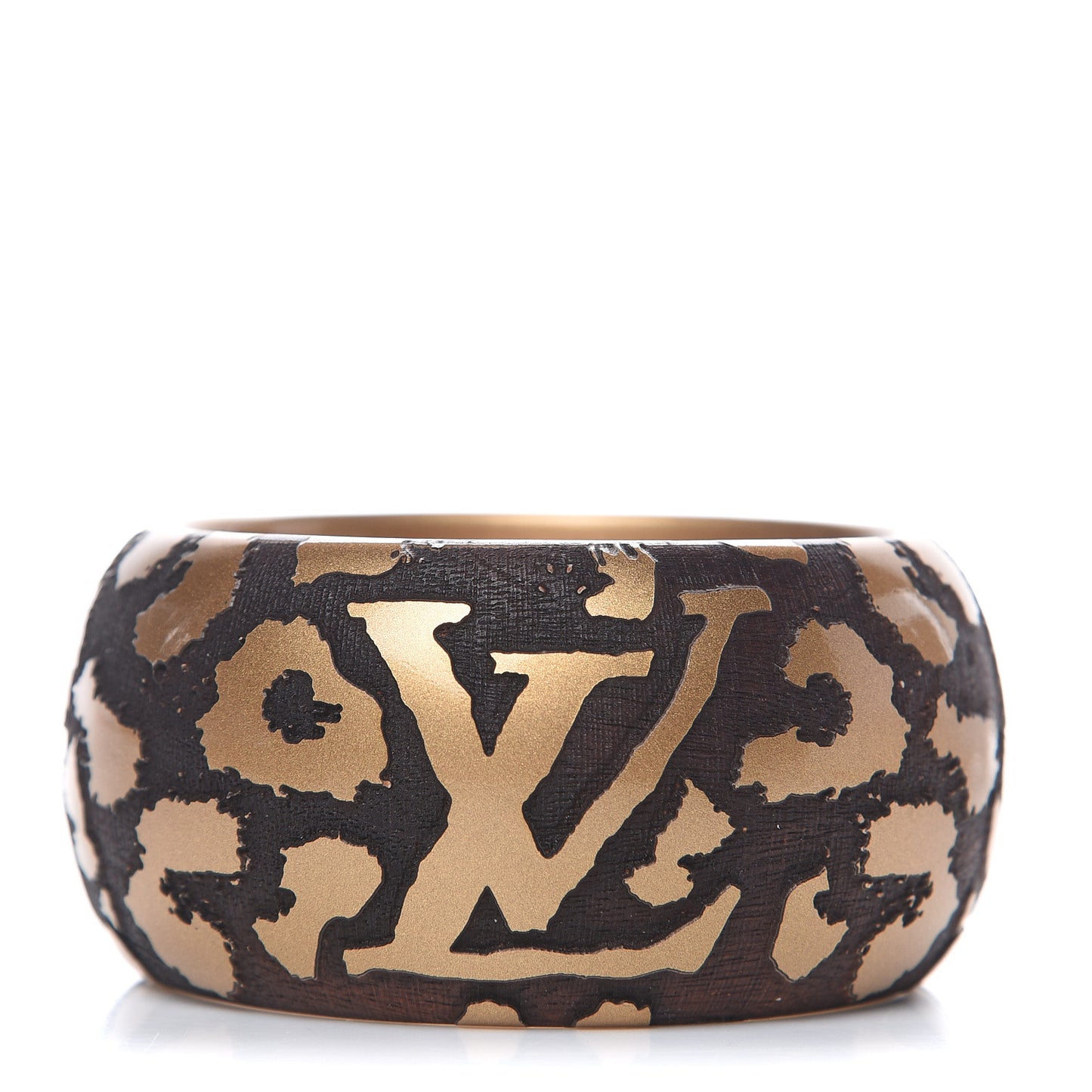 Leomonogram Wide Bracelet Gold