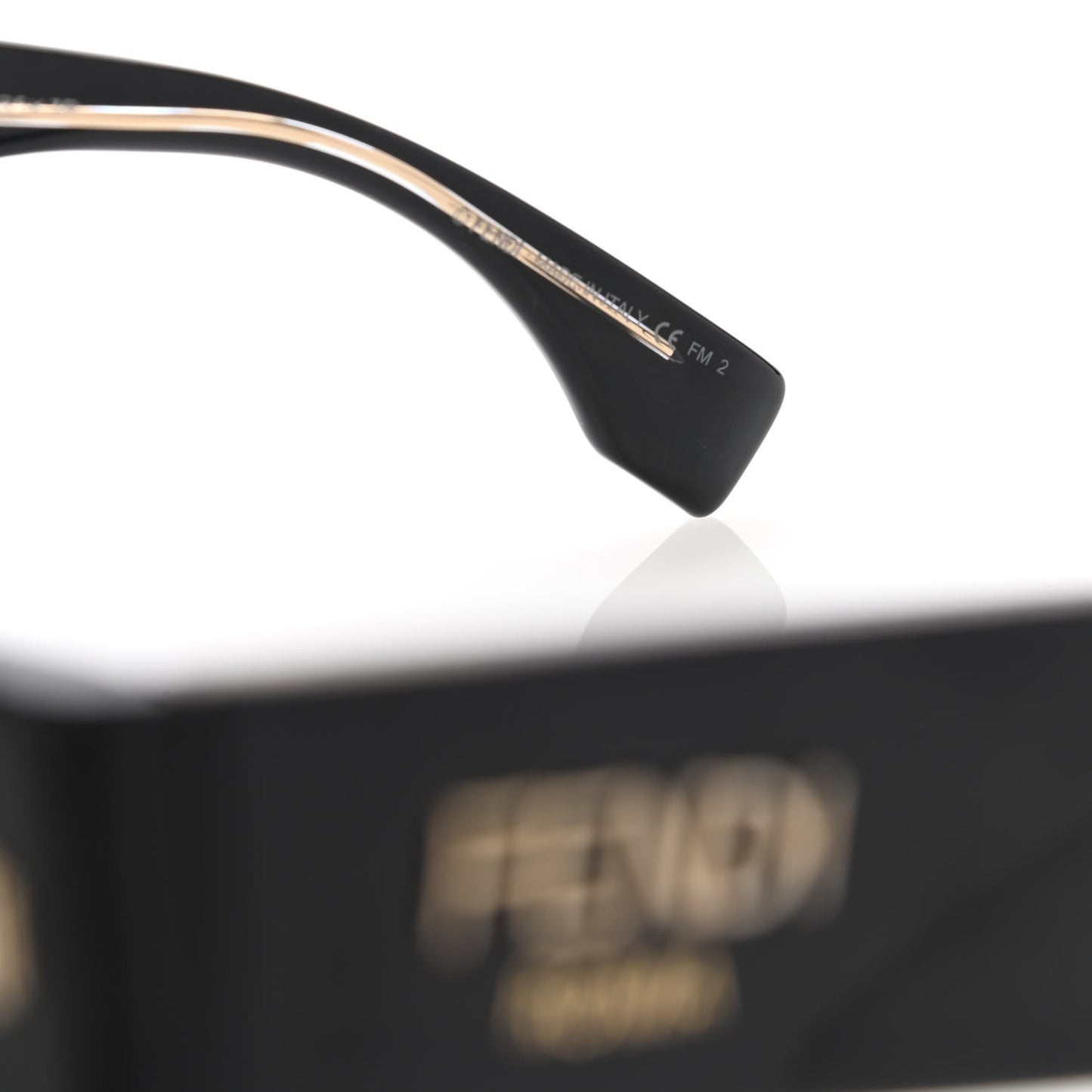Acetate Fendi Roma Sunglasses FF 0457/G/S Black Blue