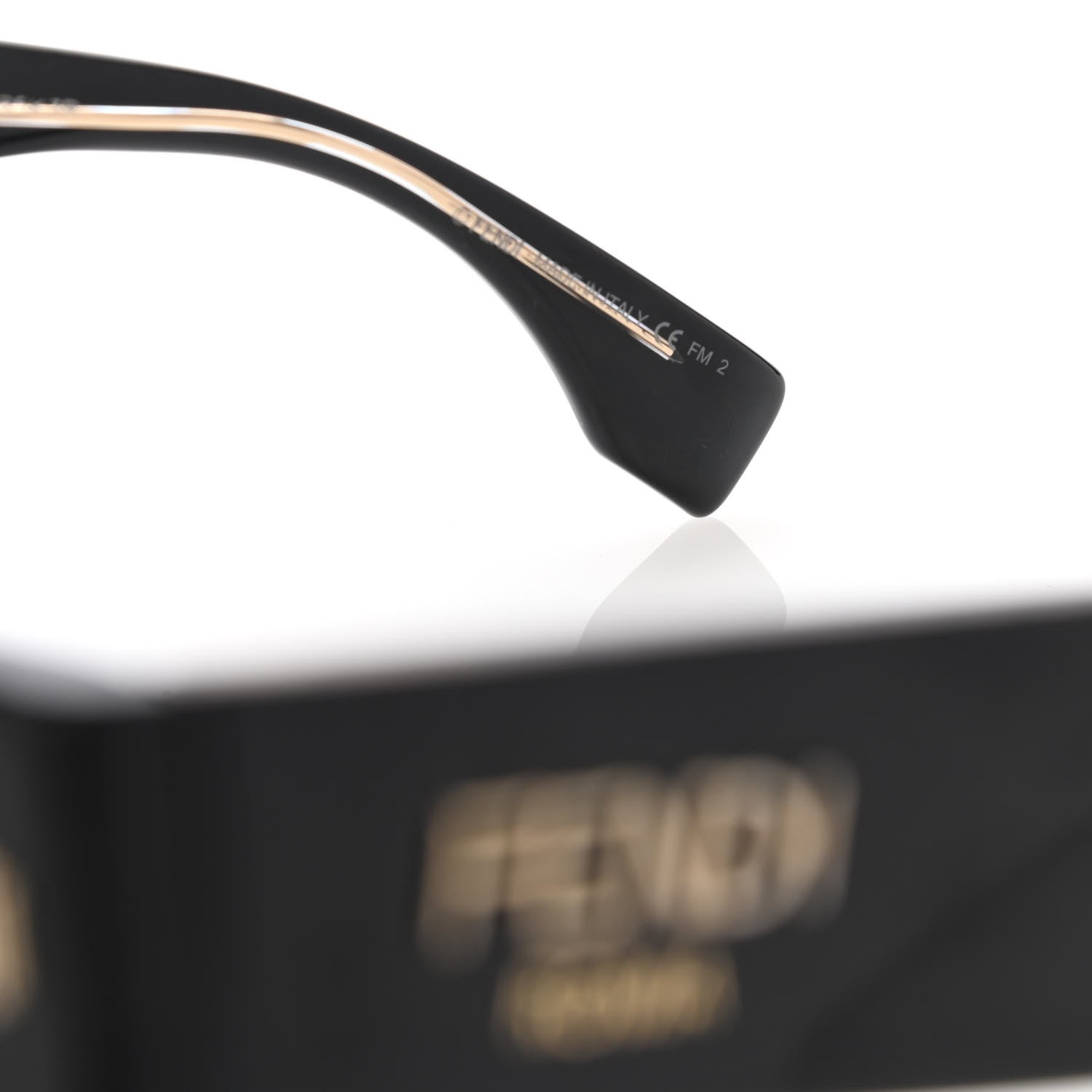 Fendi Acetate Fendi Roma Sunglasses FF 0457/G/S Black Blue 5 of 8