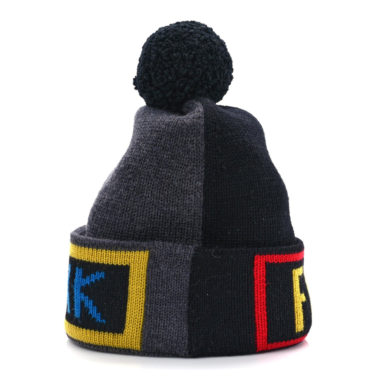 Wool Logo Beanie Black Multicolor