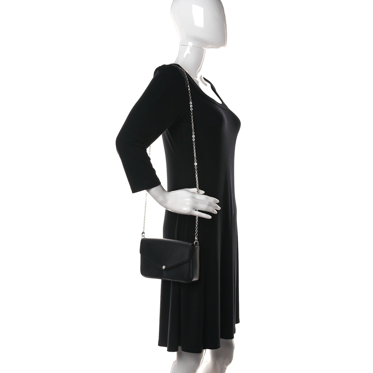 Epi Pochette Felicie Black