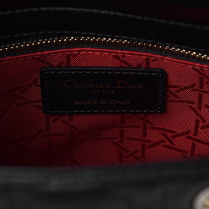Christian Dior Lambskin Cannage Small Lucky Badges My Lady Dior Black 6 of 8