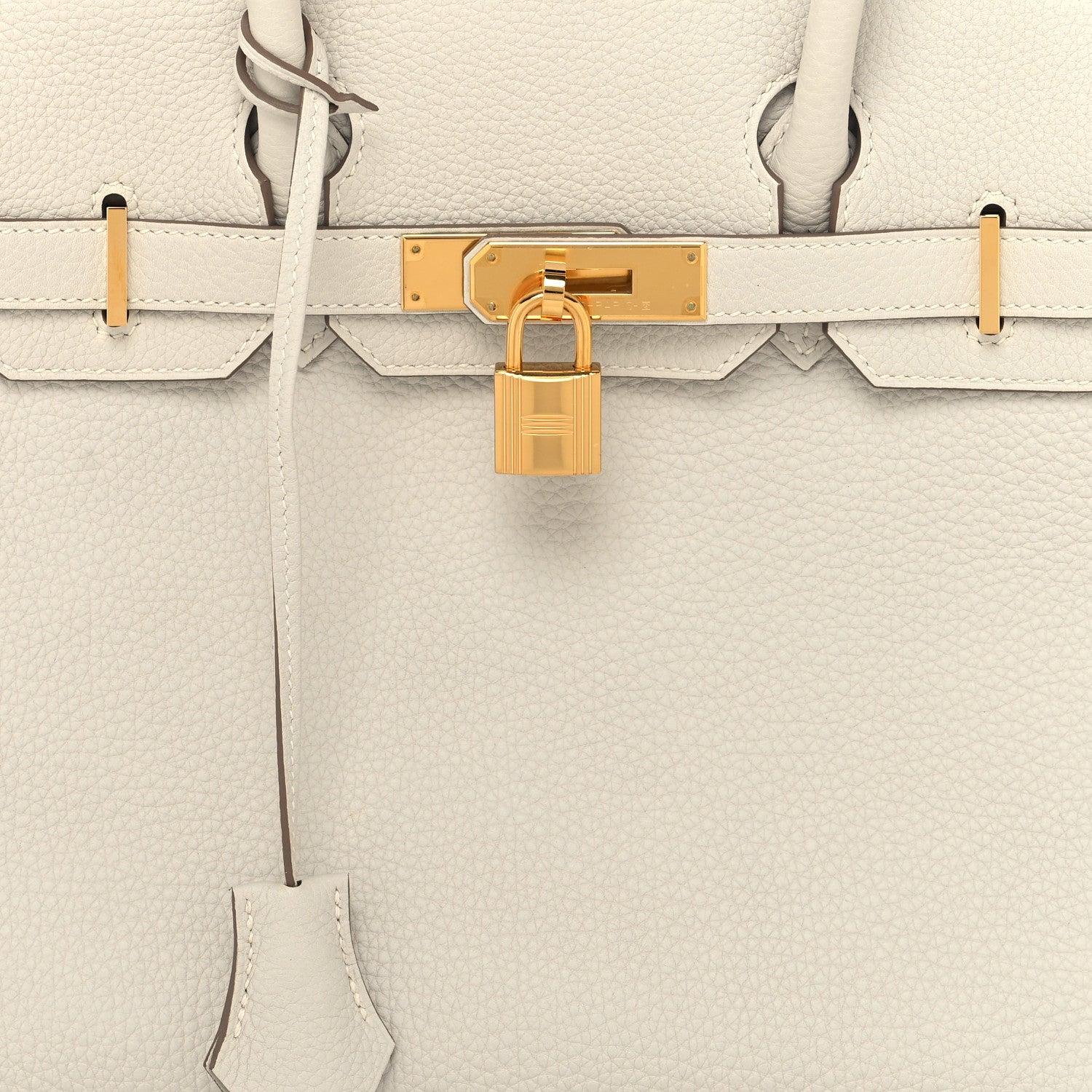 Hermes Togo Birkin 30 Gris Pale 8 of 12