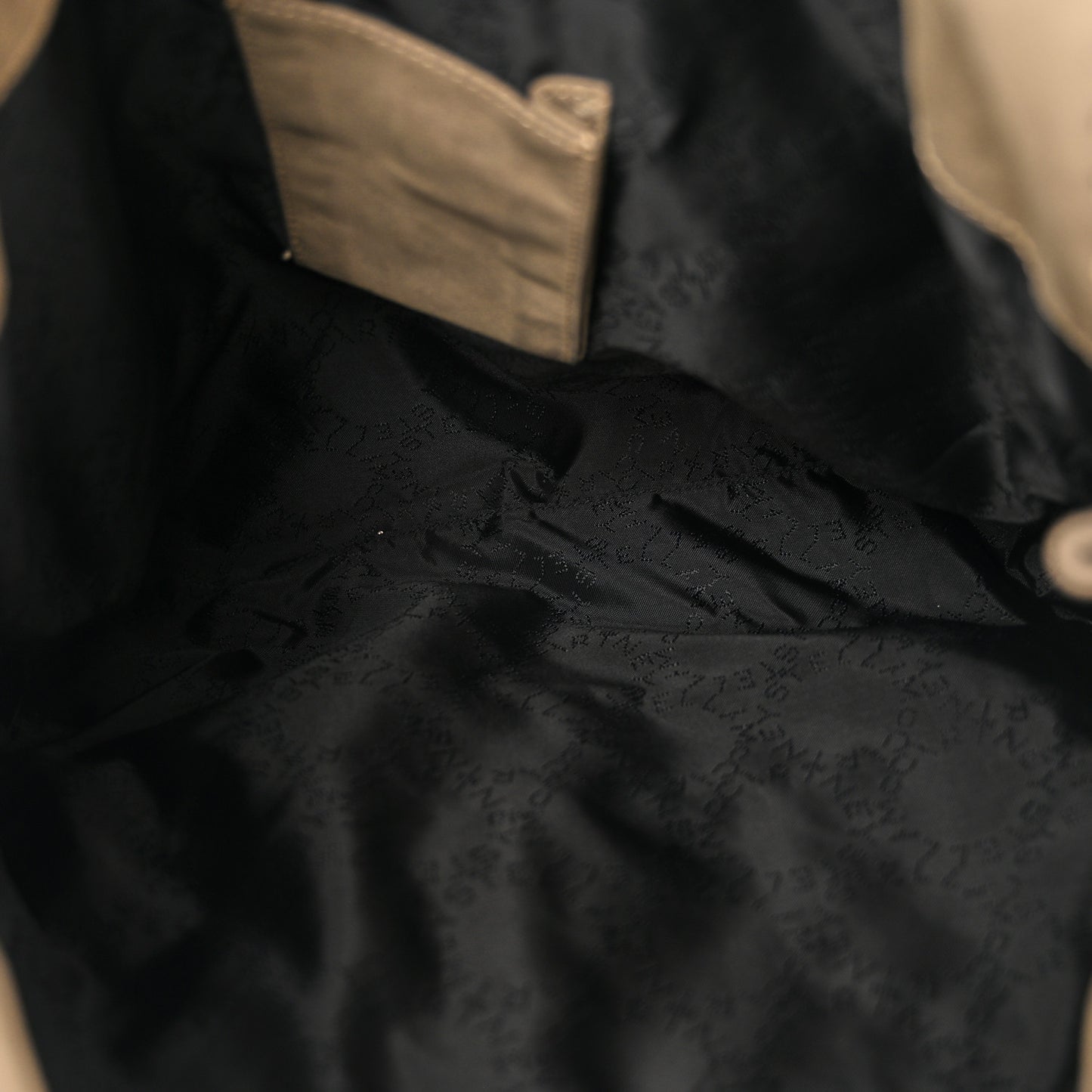 Eco Suede Fringe Big Falabella Tote Taupe