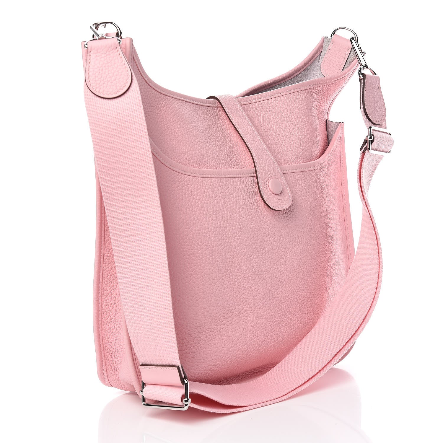Hermes Taurillon Clemence Evelyne III GM Rose Sakura 3 of 11