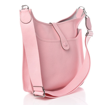 Hermes Taurillon Clemence Evelyne III GM Rose Sakura 3 of 11
