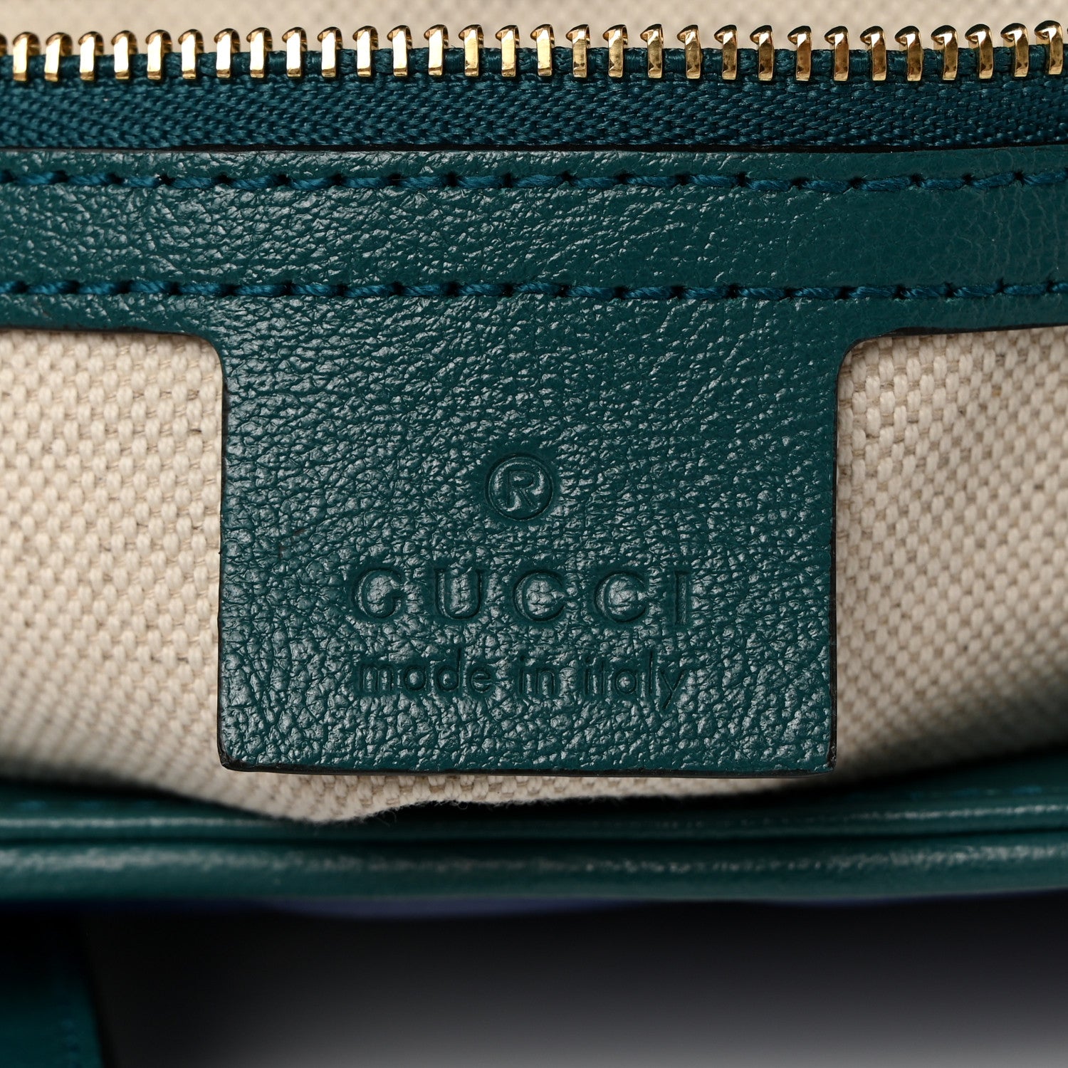 Gucci Azalea Calfskin Enamel Matelasse Diagonal Small Torchon GG Marmont Shoulder Bag Imperial Blue Pavone 6 of 10
