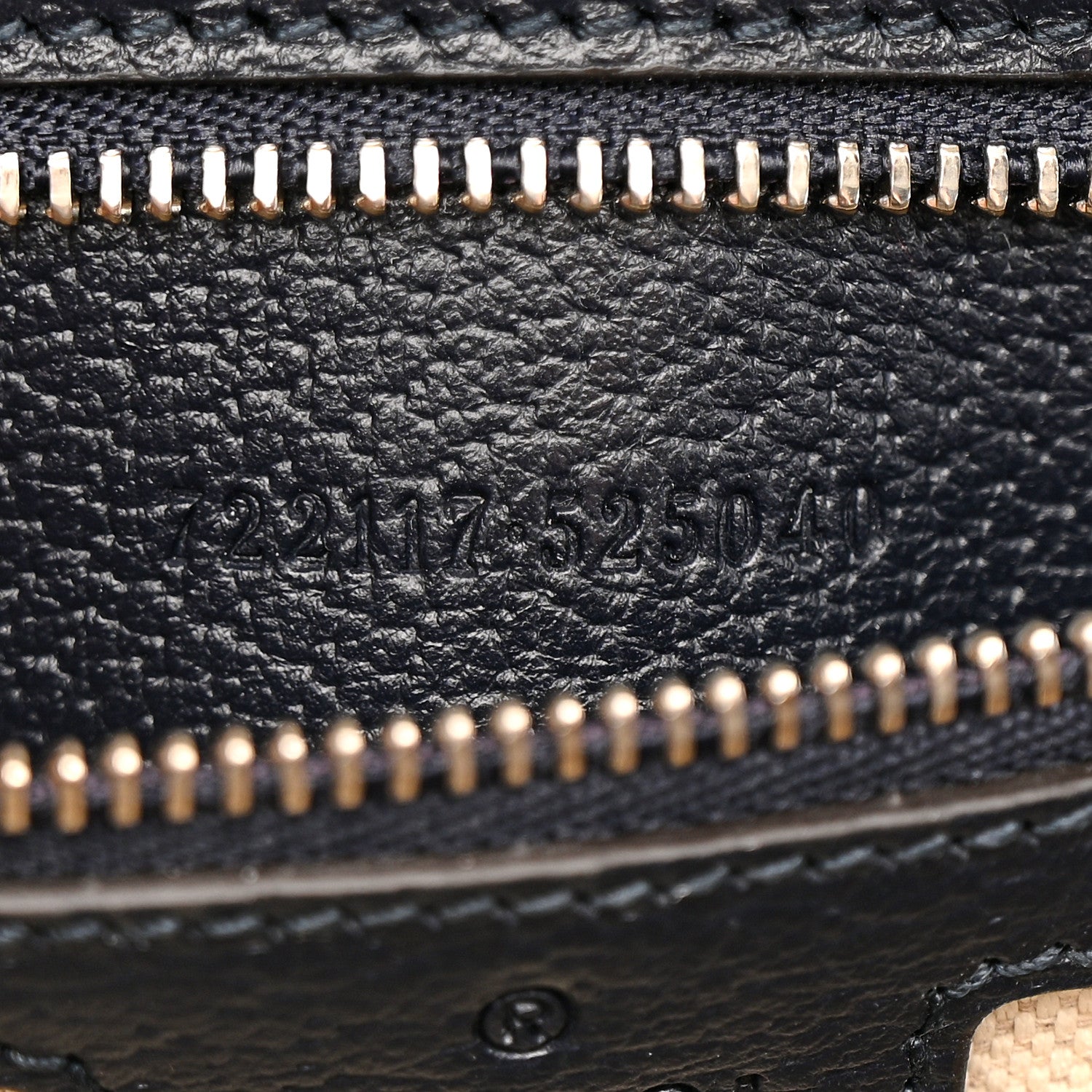 Gucci GG Supreme Monogram Textured Dollar Calfskin Web Studded Mini Ophidia Flap Shoulder Bag Beige Blue 7 of 10
