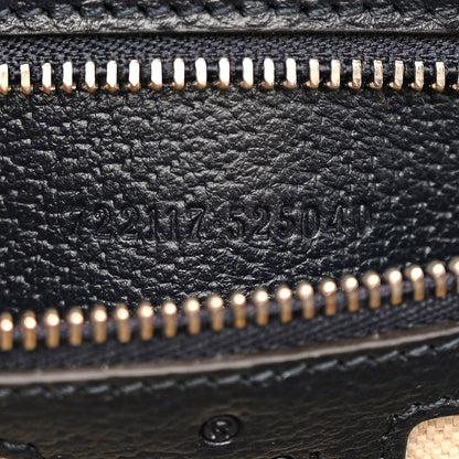 Gucci GG Supreme Monogram Textured Dollar Calfskin Web Studded Mini Ophidia Flap Shoulder Bag Beige Blue 7 of 10