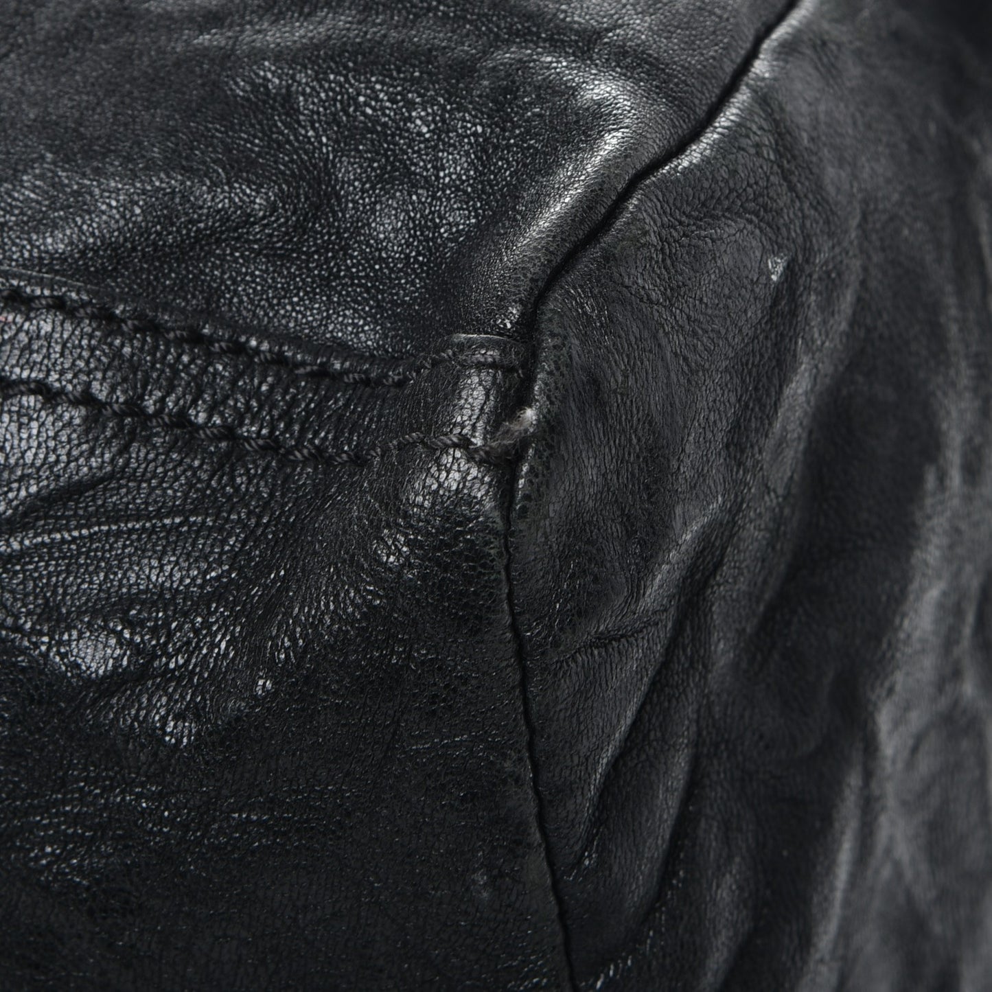 Tumbled Sheepskin Small Pandora Black