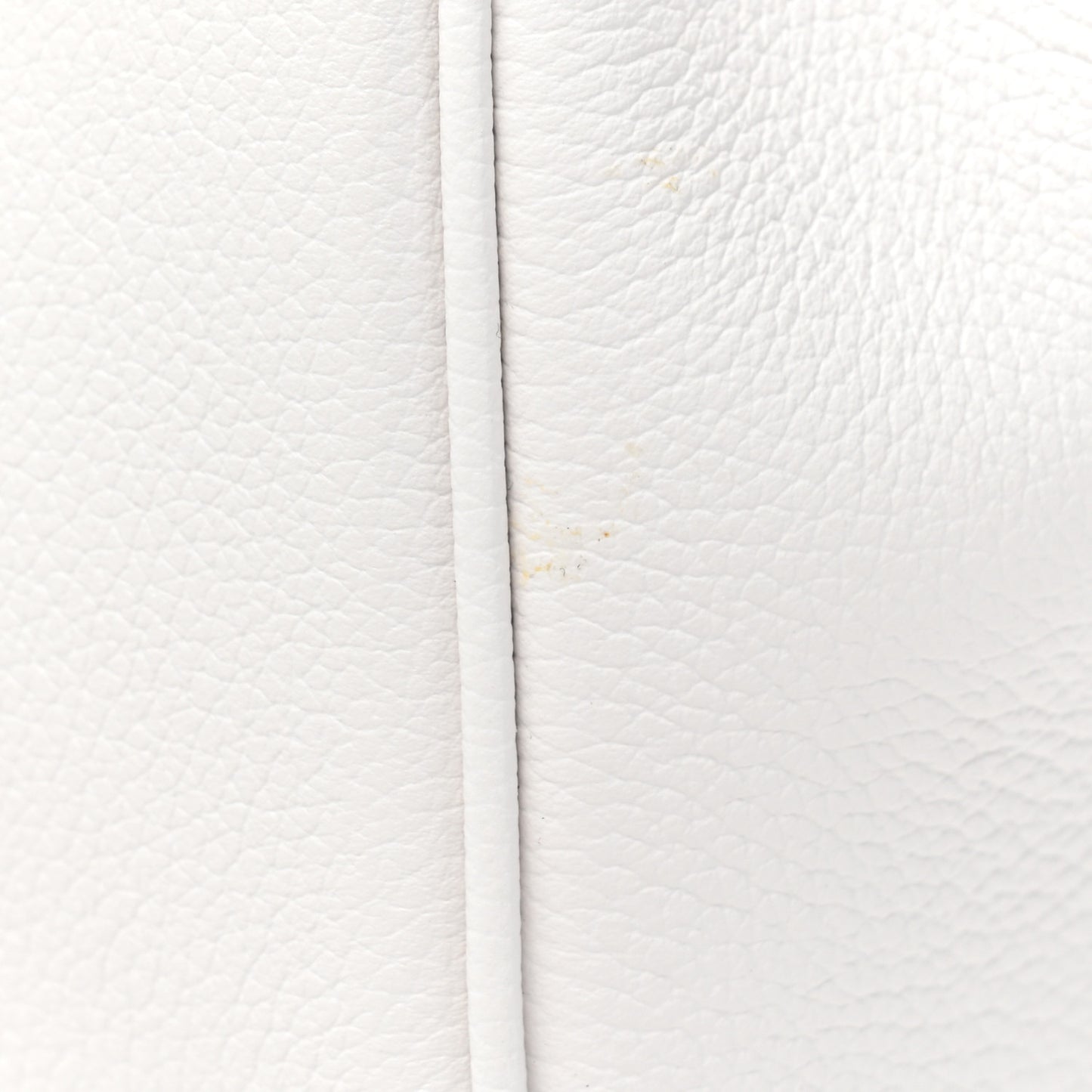 Grained Calfskin Small La Medusa Top Handle Bag Optical White