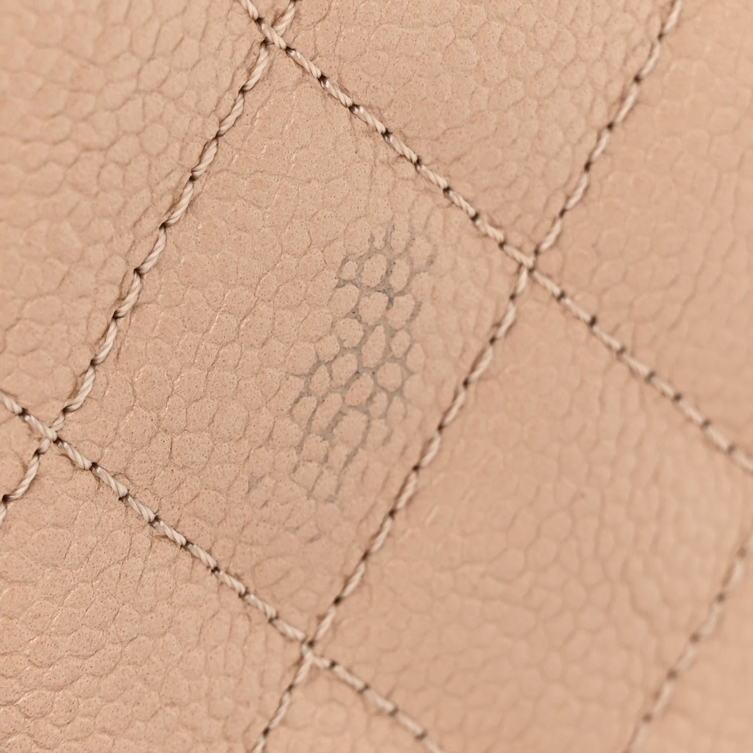 Chanel Caviar Quilted Small CC Filigree Vanity Case Beige Black 12 of 14