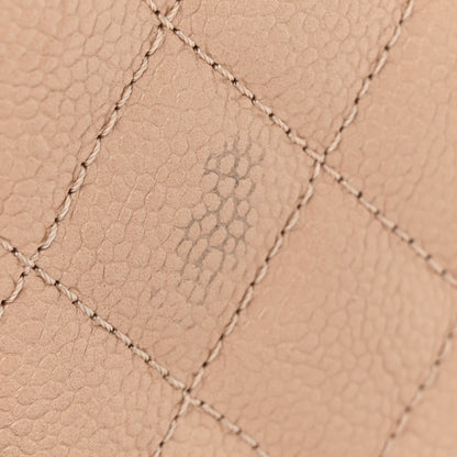 Chanel Caviar Quilted Small CC Filigree Vanity Case Beige Black 12 of 14