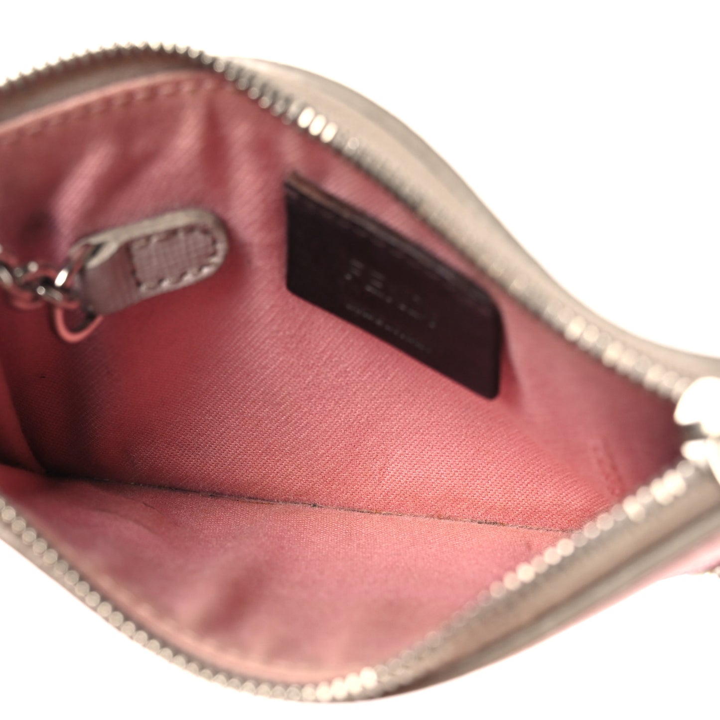 Vitello Elite Crystal Eye Monster Coin Pouch Key Case  Grigio Polvere Ribes Multicolor