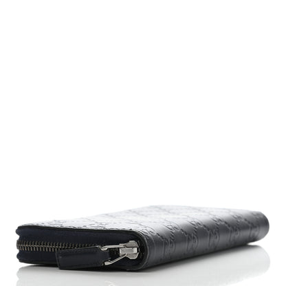 Gucci Guccissima Zip Around Wallet Blue 4 of 11