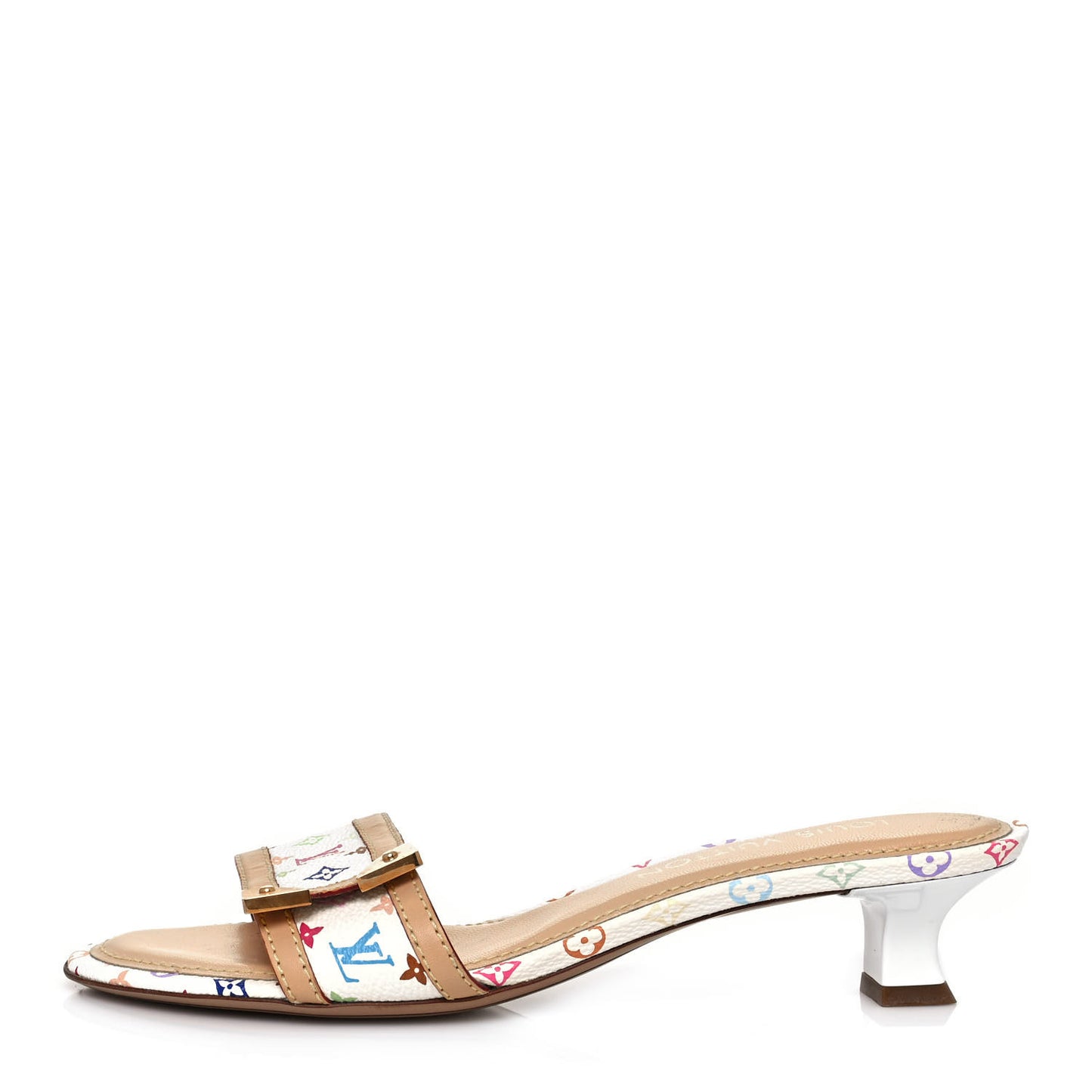 Monogram Multicolor Sandals White 37