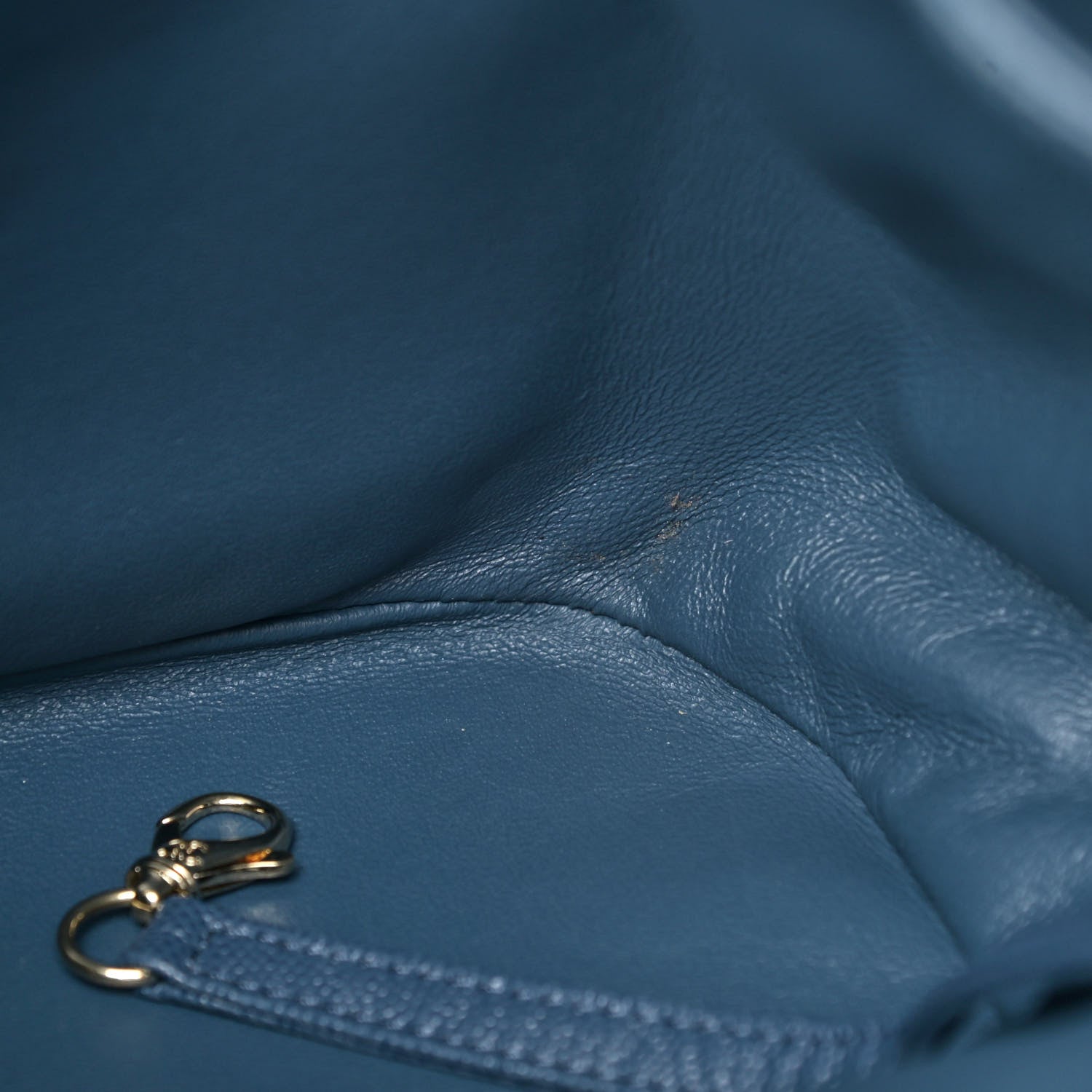 Chanel Caviar Quilted Business Affinity Backpack Blue 9 of 16