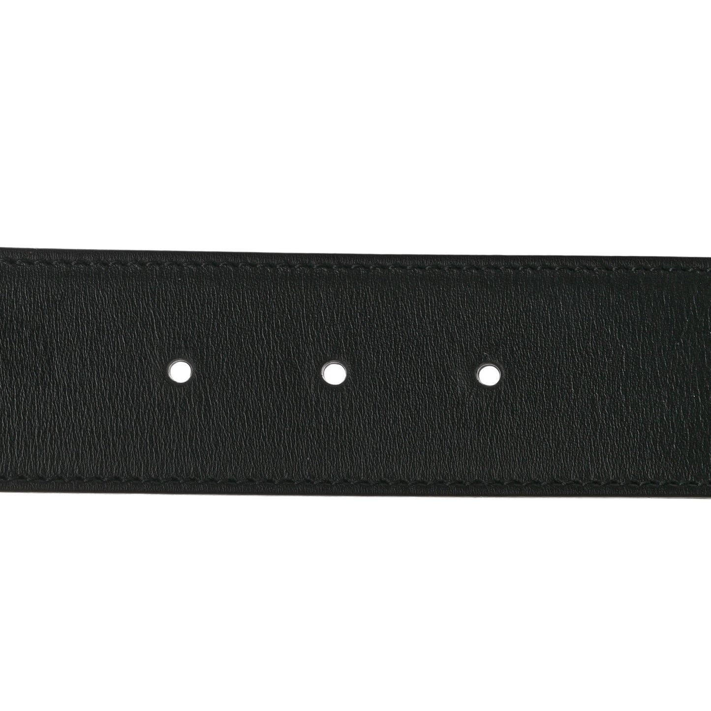 Moon Calfskin Torchon Double G 40mm Belt 80 32 Black