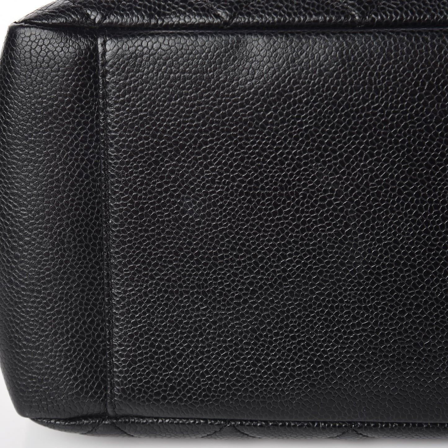 Caviar Quilted Grand Shopping Tote GST Black