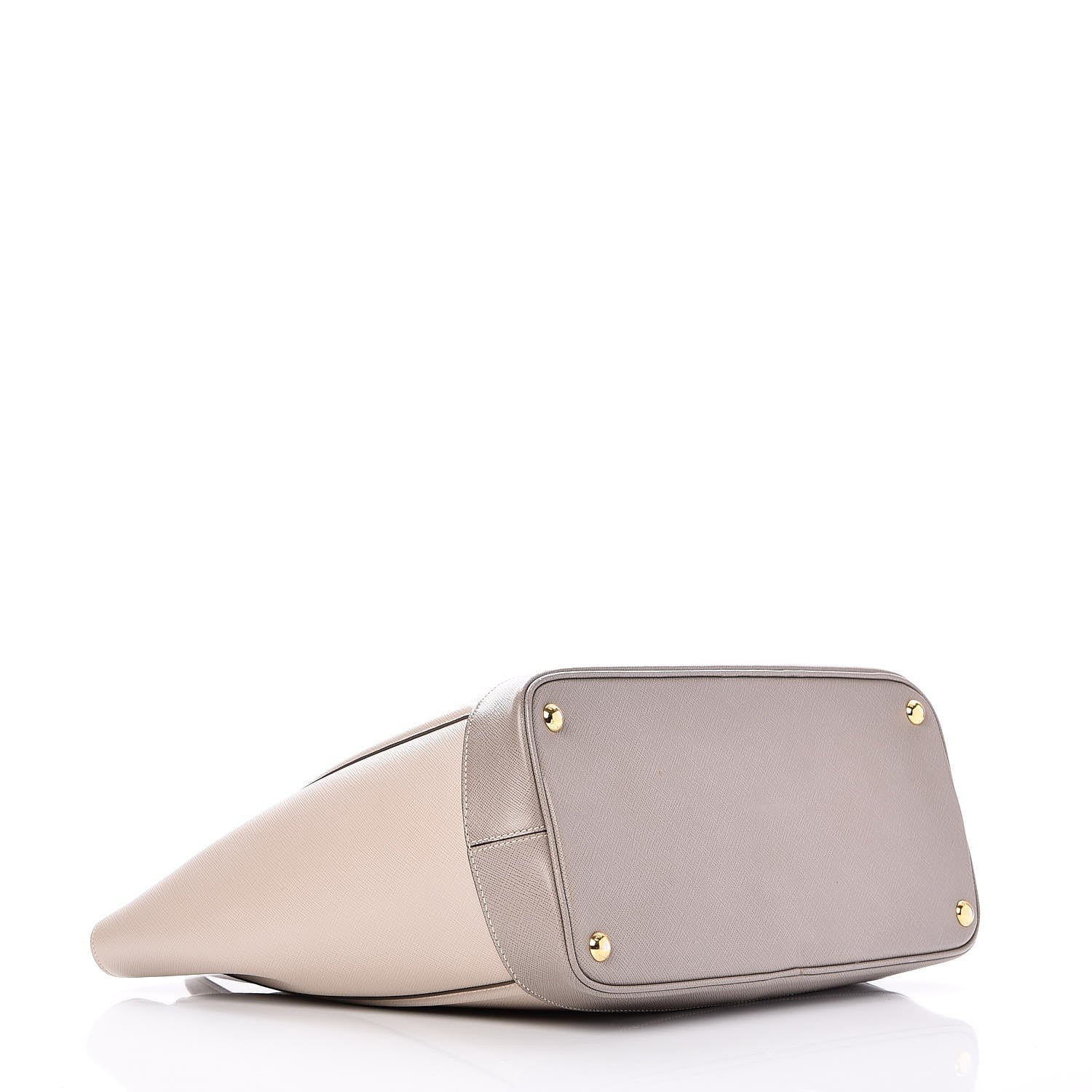 Prada Saffiano Bi-Color Tote Pomice Argilla 4 of 8